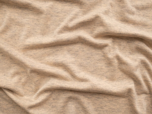 European Designer Deadstock - Viscose/Polyester/Spandex Jersey - Oatmeal Heather