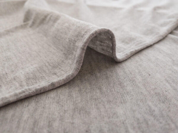 European Designer Deadstock - Viscose/Spandex Jersey - Grey Heather