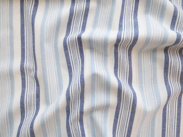 Designer Deadstock - Cotton Shirting - Seaside Stripe