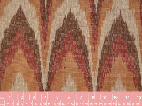 Laura & Kiran Deadstock - Heavyweight Cotton Ikat - Kazakh - Fire