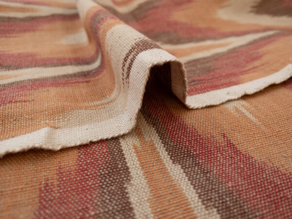 Laura & Kiran Deadstock - Heavyweight Cotton Ikat - Kazakh - Fire