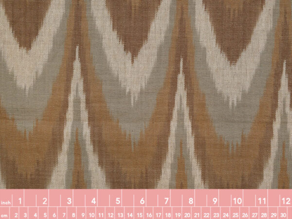 Laura & Kiran Deadstock - Heavyweight Cotton Ikat - Kazakh - Wood