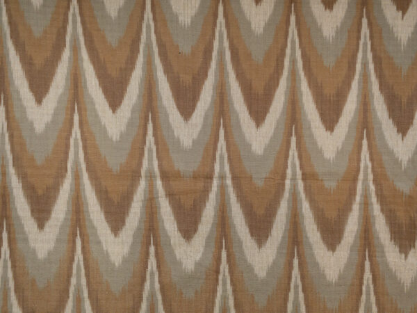 Laura & Kiran Deadstock - Heavyweight Cotton Ikat - Kazakh - Wood