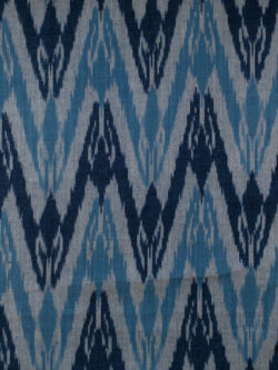 Laura & Kiran Deadstock - Heavyweight Cotton Ikat - Khiva - Indigo