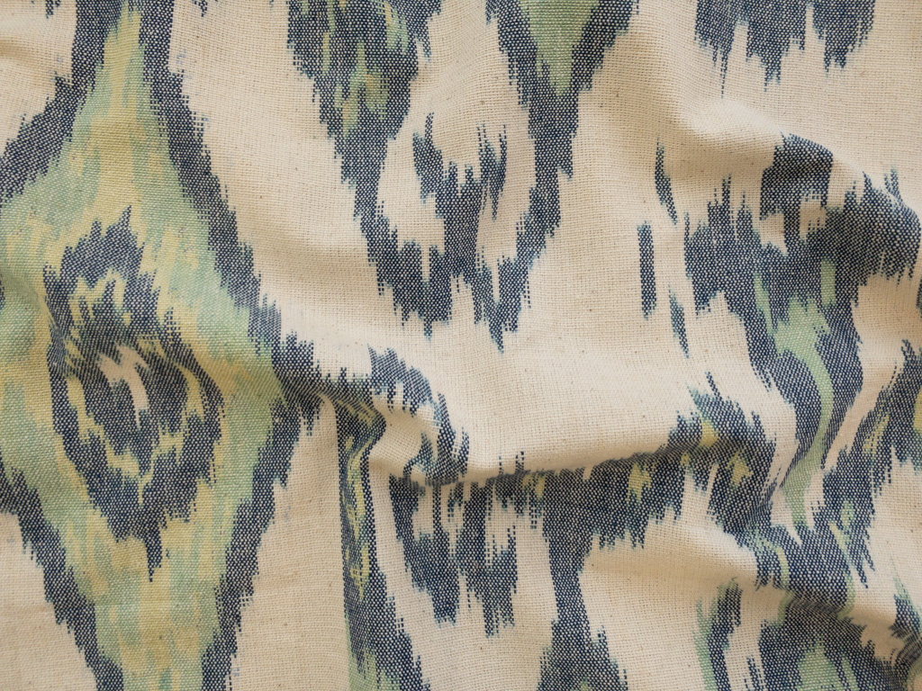 Laura & Kiran Deadstock - Heavyweight Cotton Ikat - Tajik - Spring ...