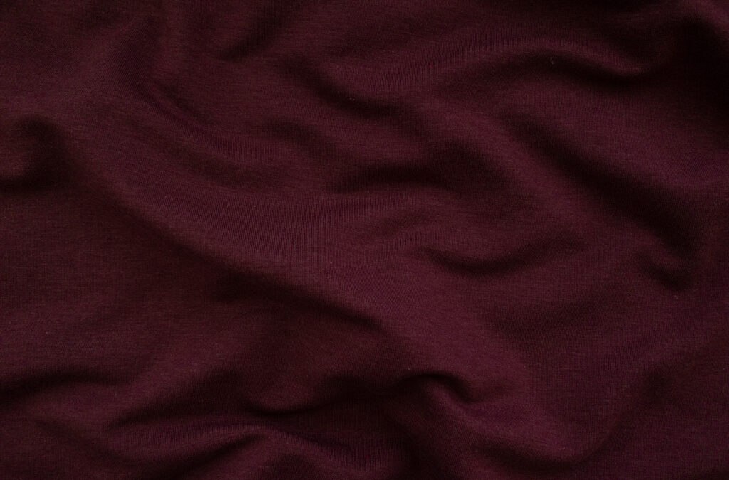 Designer Deadstock – Tencel/Organic Cotton Fleece – Maroon