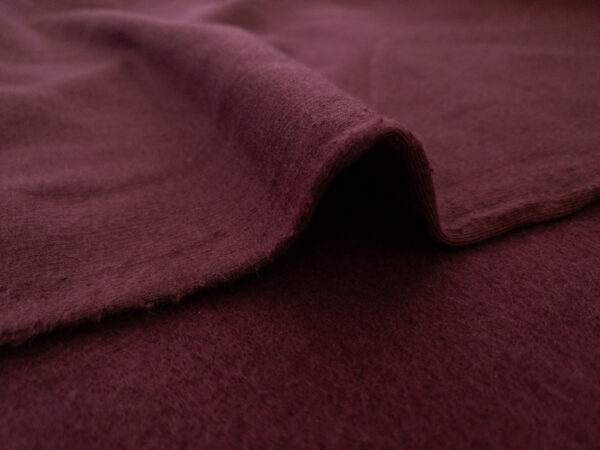 Designer Deadstock - Tencel/Organic Cotton Fleece - Maroon