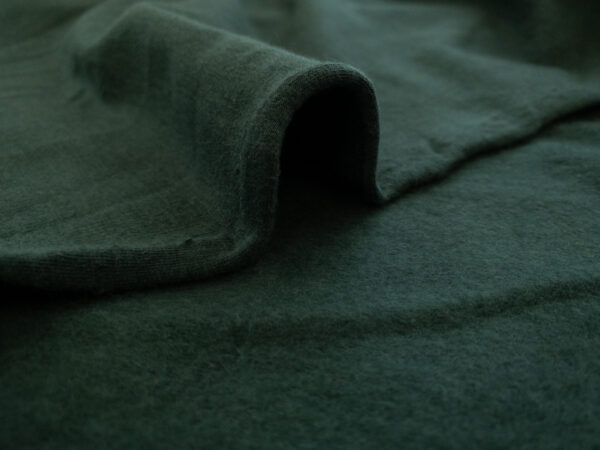Designer Deadstock - Tencel/Organic Cotton Fleece - Hunter Green