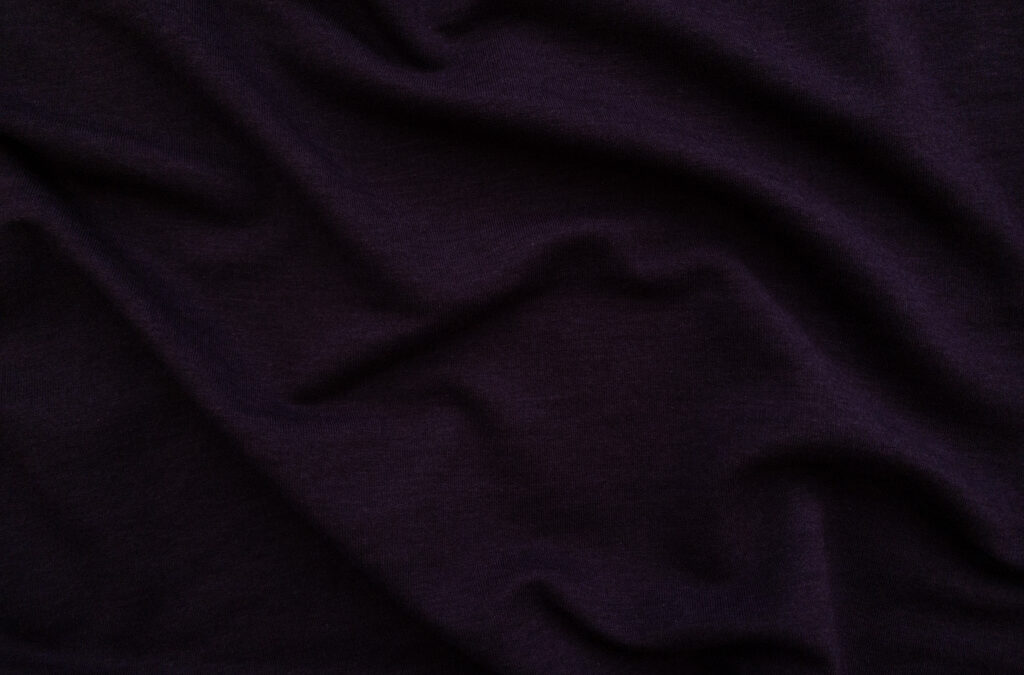 Designer Deadstock – Tencel/Organic Cotton Fleece – Eggplant