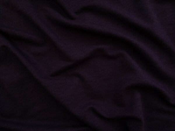 Designer Deadstock - Tencel/Organic Cotton Fleece - Eggplant