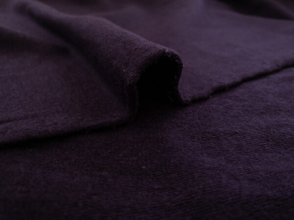 Designer Deadstock - Tencel/Organic Cotton Fleece - Eggplant