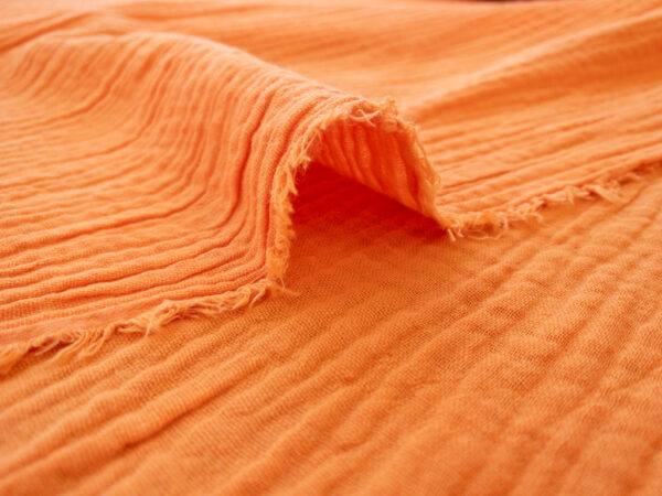 Cotton Double Gauze - Orange