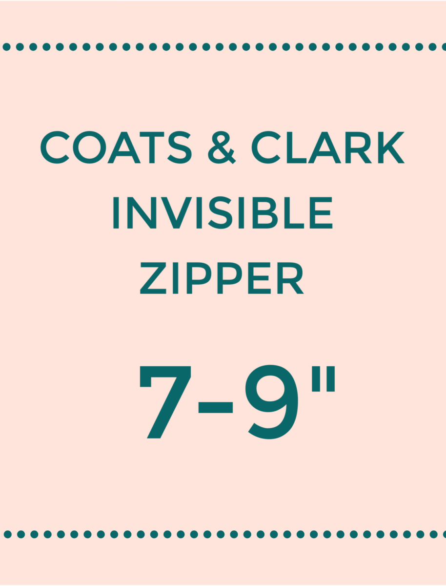 Coats & Clark : Invisible Zipper Various Colours/Sizes – the workroom