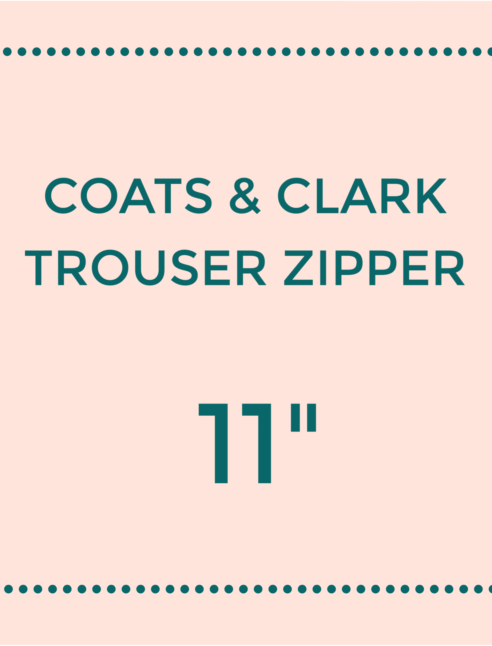 YKK Brass Jean Zipper - Stonemountain & Daughter Fabrics