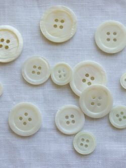 Mother of Pearl Buttons - White