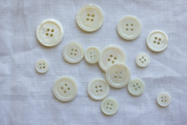 Mother of Pearl Buttons - White