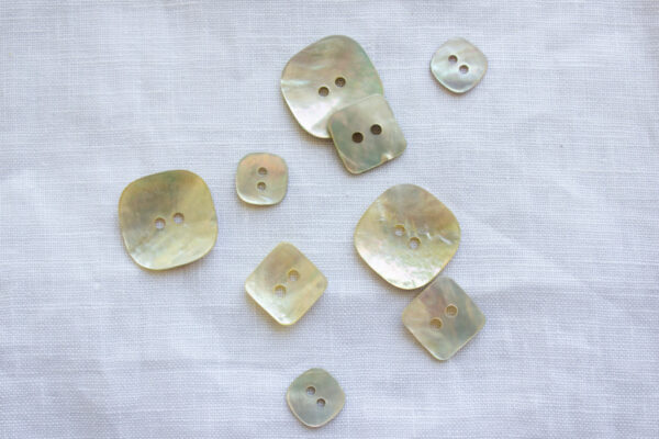 Square Shell Buttons