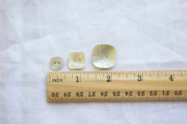 Square Shell Buttons