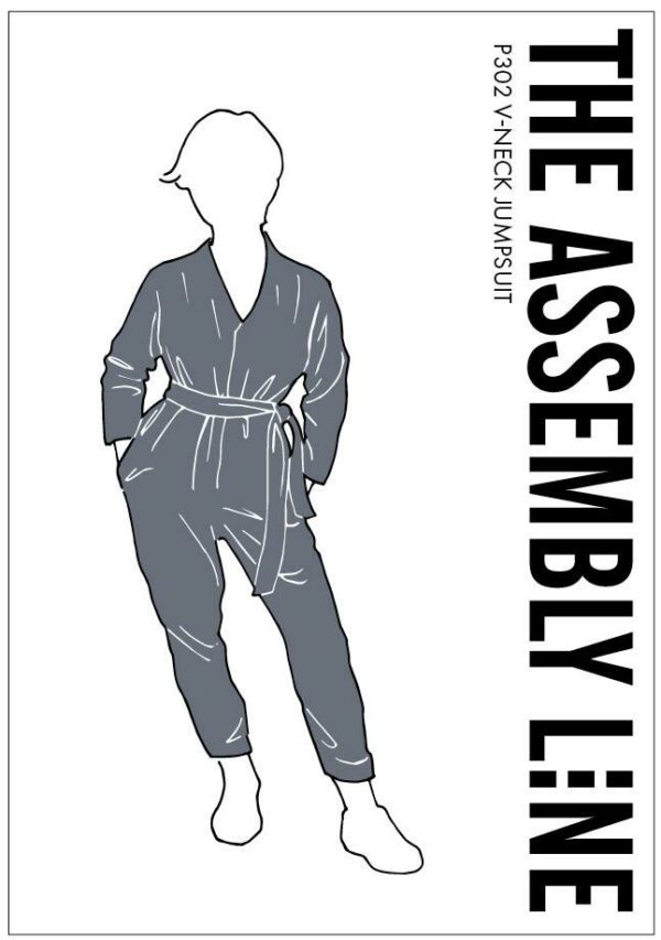 The Assembly Line V-Neck Jumpsuit - Size XL-3XL