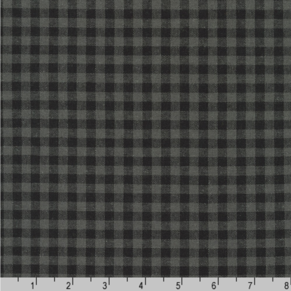 Essex - Linen/Cotton - Yarn Dyed Classic Wovens - Gingham - Licorice