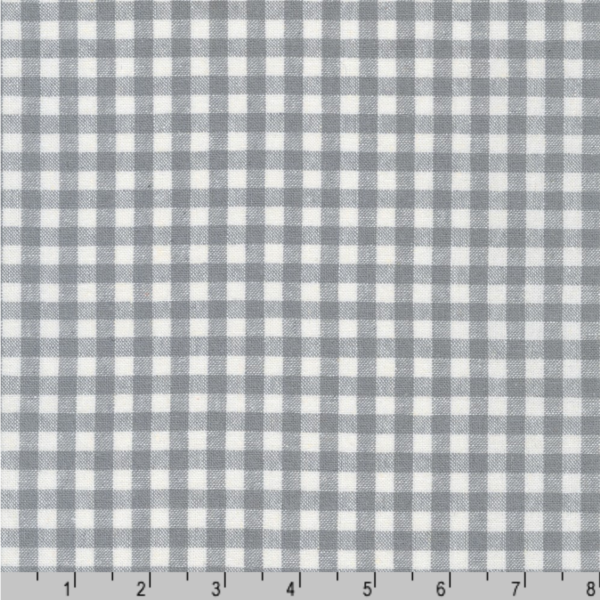 Essex - Linen/Cotton - Yarn Dyed Classic Wovens - Gingham - Steel