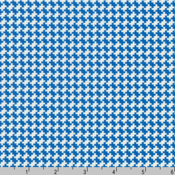 Quilting Cotton - Flowerhouse: All a Flutter - Checkerboard - Blue