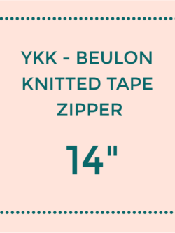 YKK - Beulon Knitted Tape Zipper - 14"