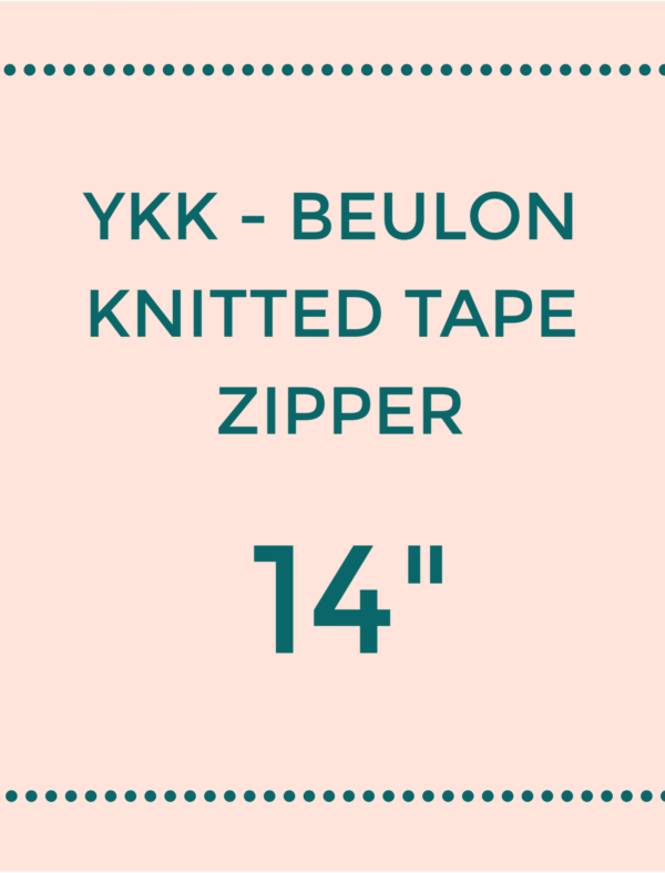 YKK - Beulon Knitted Tape Zipper - 14"