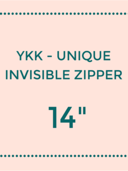 YKK - Unique Invisible Zipper - 14"