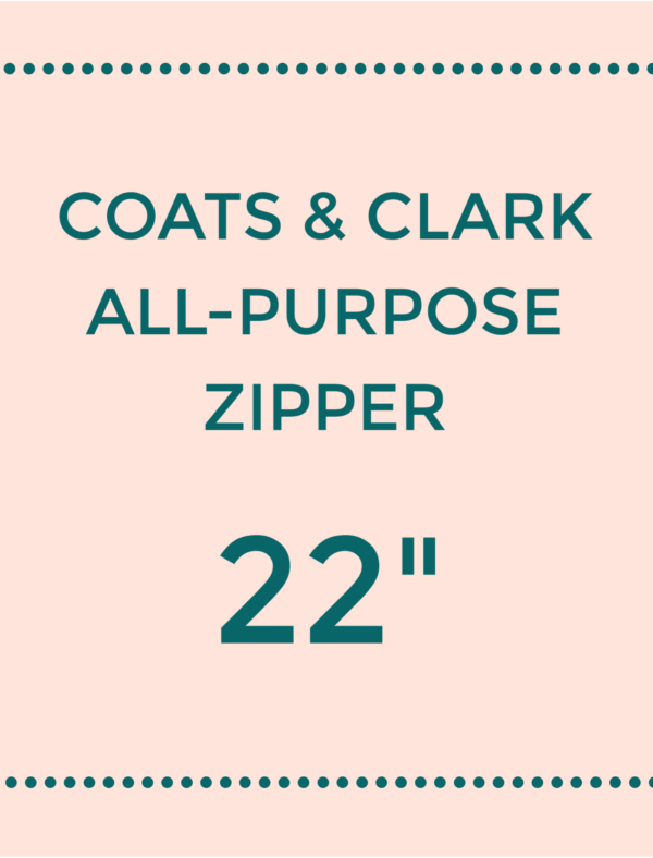 Coats & Clark All Purpose Zipper - 22"