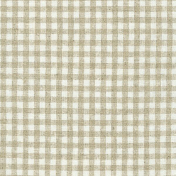 Essex - Linen/Cotton - Yarn Dyed Classic Wovens - Gingham - Natural