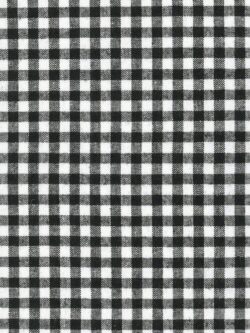 Essex - Linen/Cotton - Yarn Dyed Classic Wovens - Gingham - Black