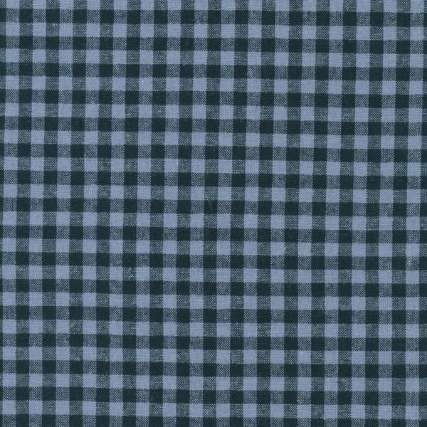 Essex - Linen/Cotton - Yarn Dyed Classic Wovens - Gingham - Denim