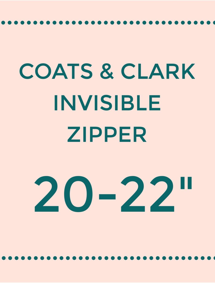 Coats & Clark Invisible Zipper 20-22 - Stonemountain & Daughter