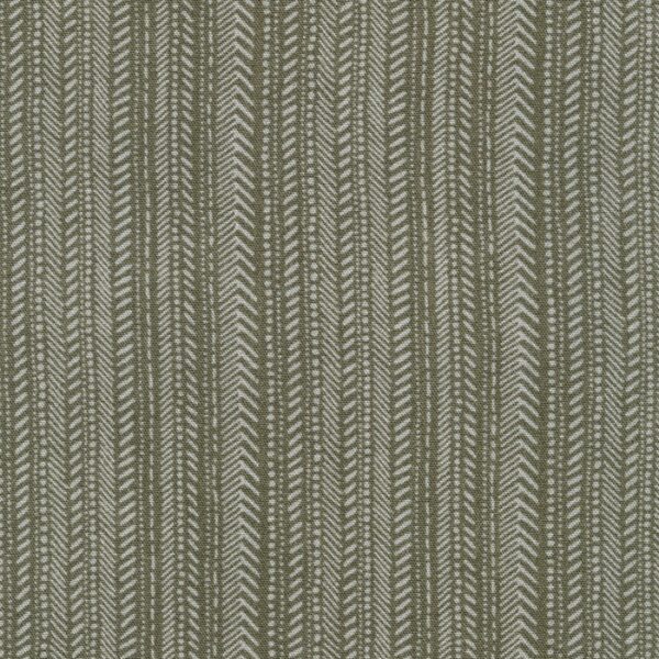 Sunset Studio - Rayon Crinkle - Varied Stripe - Olive