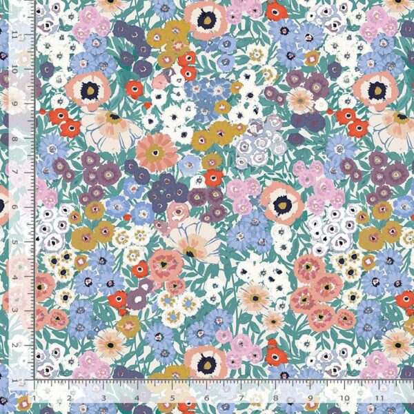 Quilting Cotton - And Sew It Goes - Norway Flowers - Multi