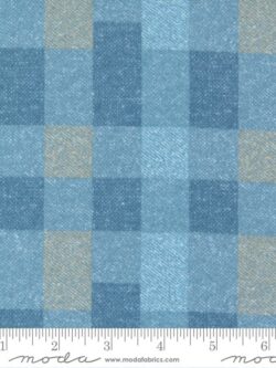 Printed Cotton Flannel - Lakeside Gatherings - Color Blocks - Sky