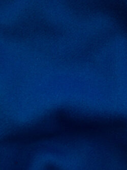 European Designer Deadstock – Wool/Polyester Coating - Royal Blue