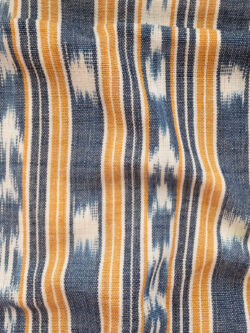 Guatemalan Handwoven Cotton Jaspe - Varied Stripe - Sunny Beach