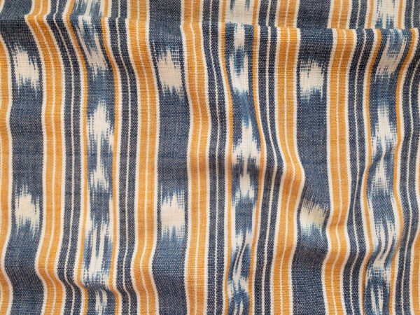 Guatemalan Handwoven Cotton Jaspe - Varied Stripe - Sunny Beach