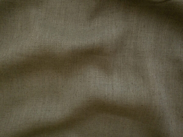 British Designer Deadstock - Heavy Linen - Olive