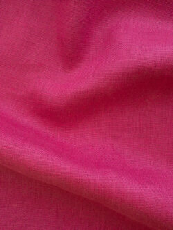 British Designer Deadstock - Heavy Linen - Fuchsia