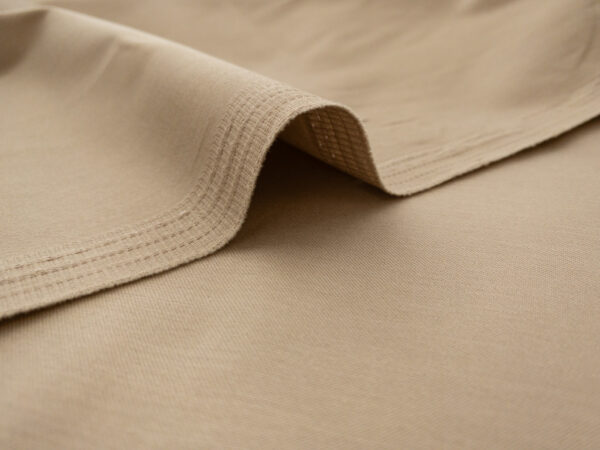 Lady McElroy -  Loughborough Cotton/Spandex Stretch Sateen - Beige