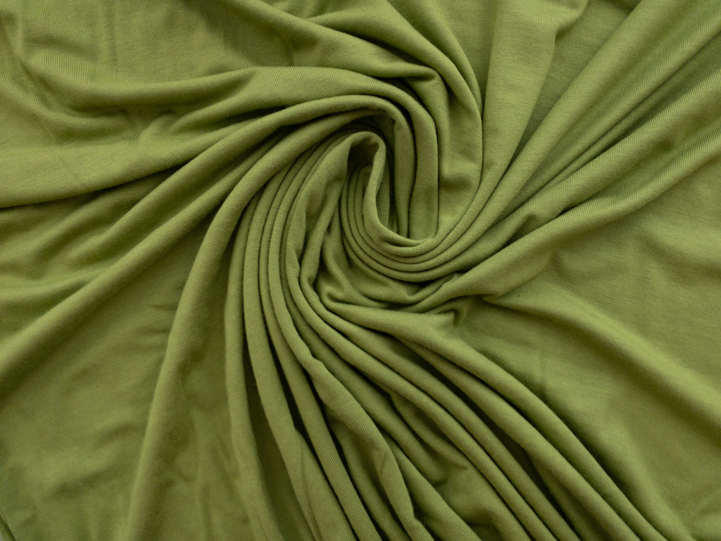 Jersey TENCEL modal moss green