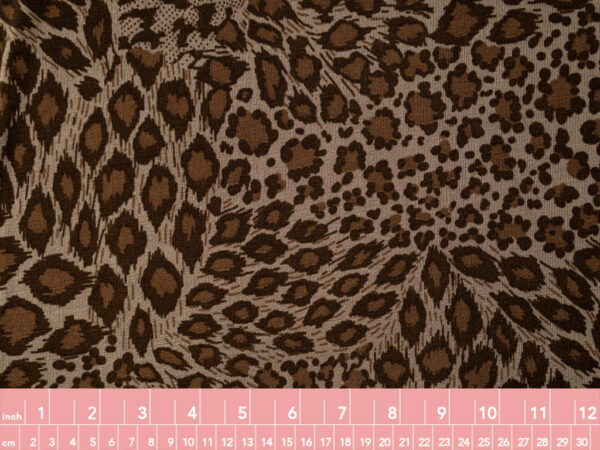 European Designer Deadstock – Viscose/Spandex Slinky Knit – Cheetah Print