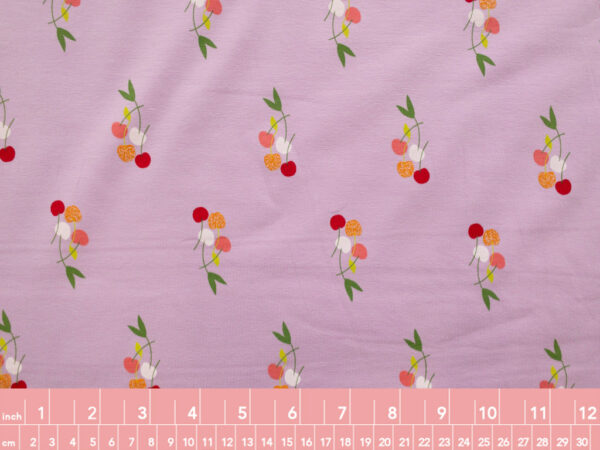 Lady McElroy - Cotton Jersey - Cherry Cluster - Parma