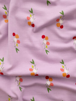 Lady McElroy - Cotton Jersey - Cherry Cluster - Parma