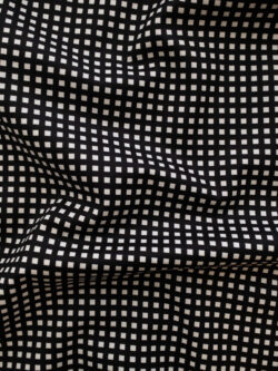 Japanese Cotton Sheeting - Mini Printed Check - Black