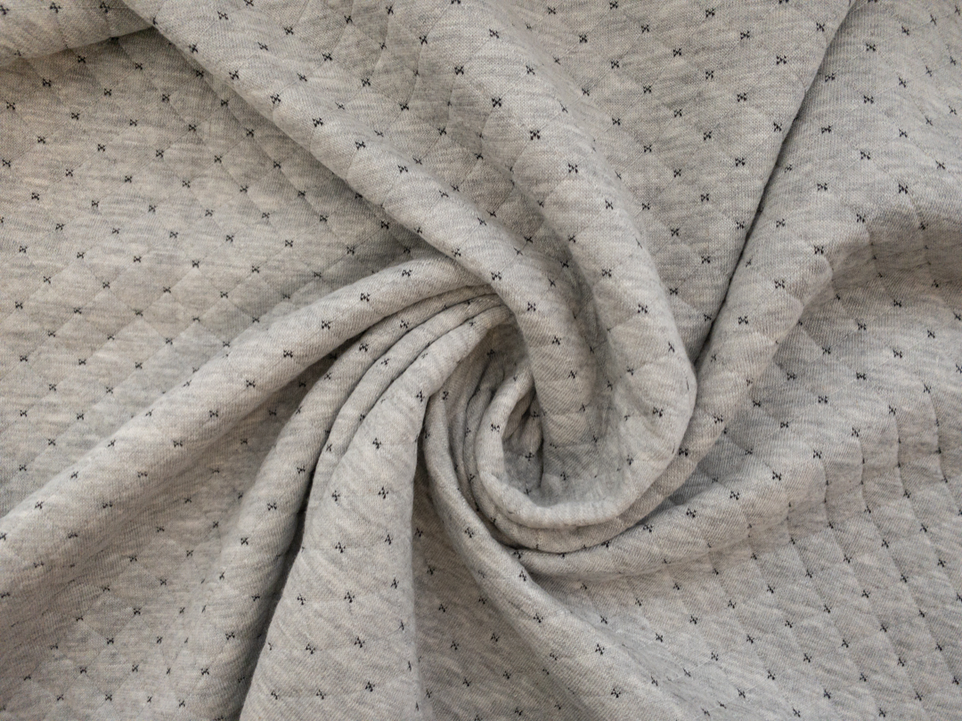 Heather Gray Rayon Stretch Jersey Knit Fabric