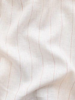 Yarn Dyed Linen/Viscose - Pinstripe - Off White